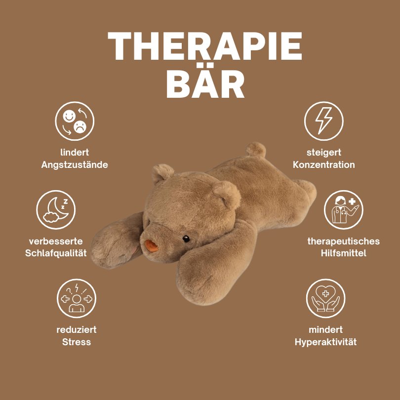 Therapeutisches Kuscheltier Therapie Stofftier mit Gewicht